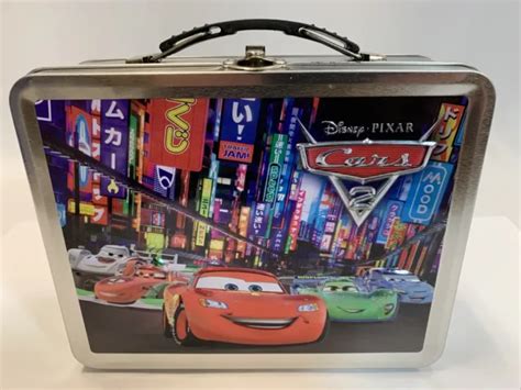 Disney Pixar Cars Tow Mater Collectible Metal Tin Lunch Box